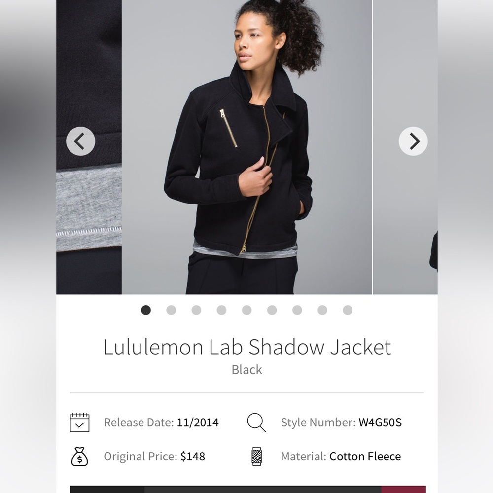 NWT Lululemon Lab Shadow Jacket - Picture 6 of 6